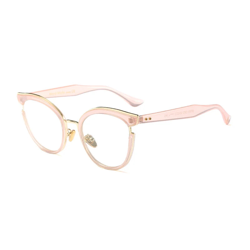 Woman Semi-Transparent Optical Eyeglasses Fashion Frame Spectacles for Women Prescription Eyewear Glasses Frame