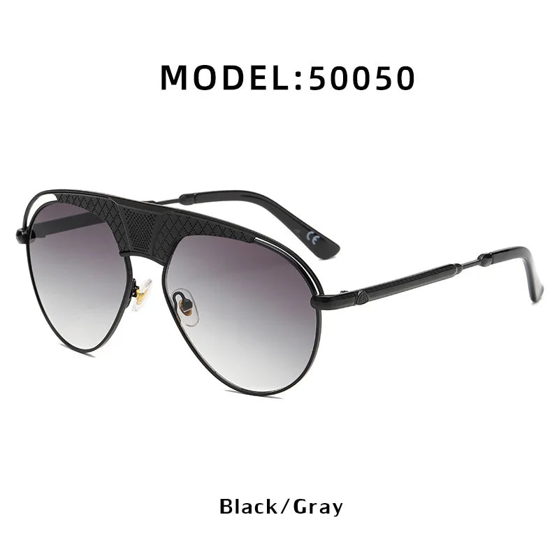 Woman Glasses 2021 New Retro Steampunk Men's Fashion Sunglasses European and American Luxury Design Pilot Eyewear Sunglasses