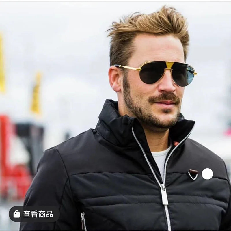 Woman Glasses 2021 New Retro Steampunk Men's Fashion Sunglasses European and American Luxury Design Pilot Eyewear Sunglasses