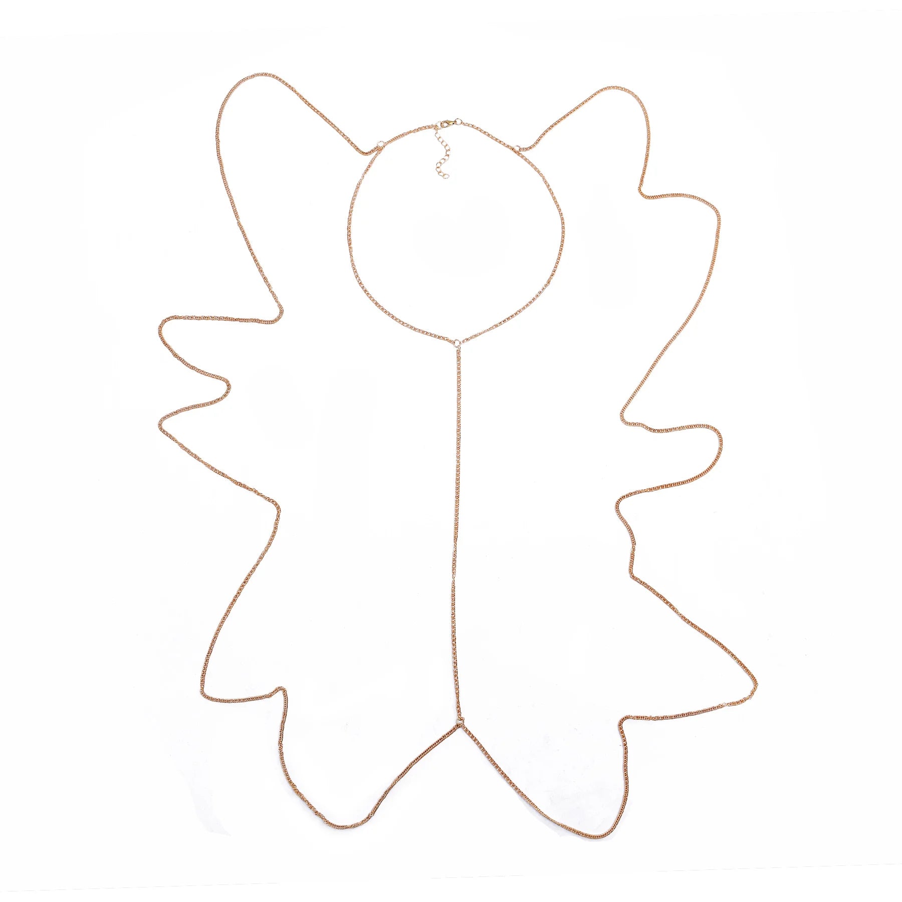 Body Chain Crossover Thin Bra Bikini Waist Belly Body Chains Beach Body Necklace Jewelry for Women