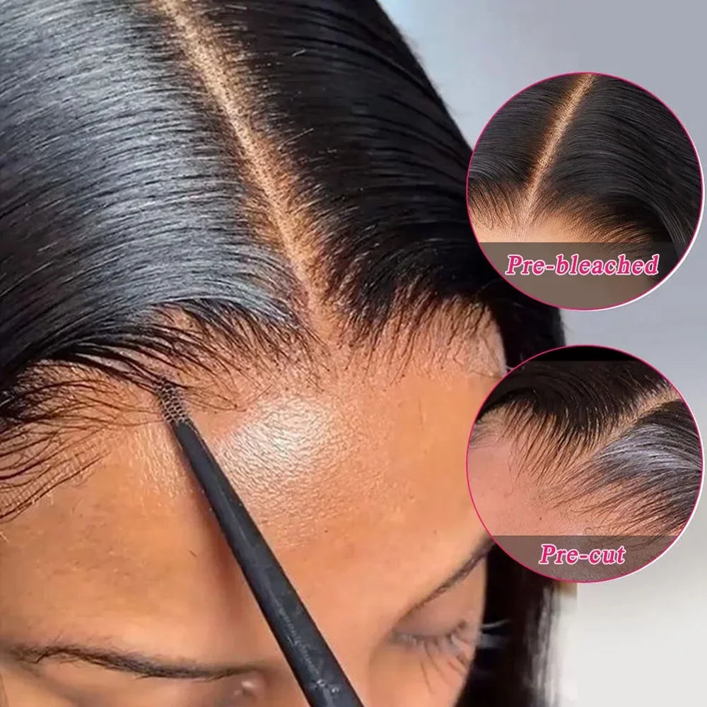 Silkwave 30 40 Inch 13x4 13x6 Hd Lace Frontal Wigs Straight Human Hair Wear And Go 5x5 Glueless Wigs For Black Women Brazilian