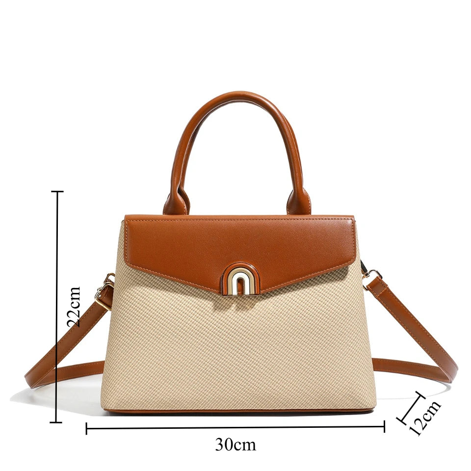 Women Hand Bags Luxury Ladies Top-Handle Bags High Quality Pu Leather Crossbody Bags for Women Elegant Female Tote Shoulder Bag