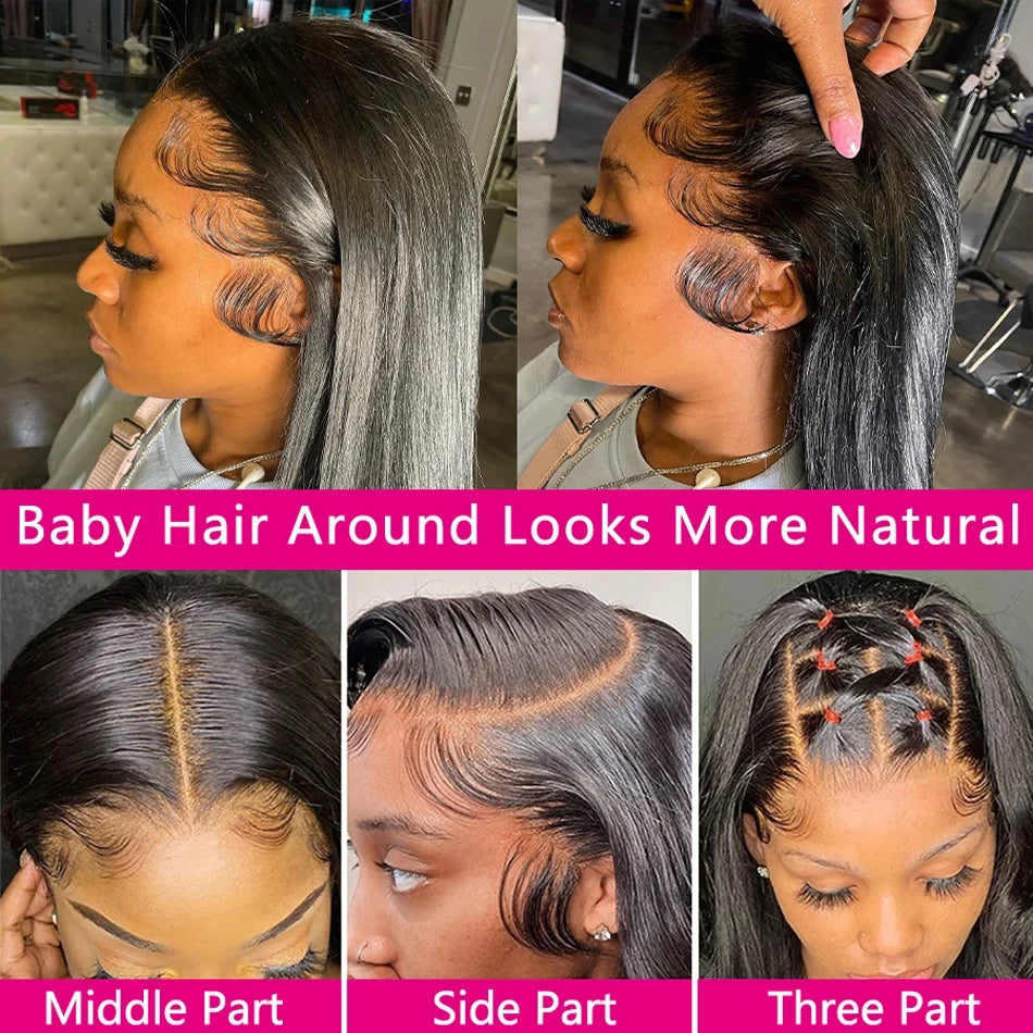 Silkwave 30 40 Inch 13x4 13x6 Hd Lace Frontal Wigs Straight Human Hair Wear And Go 5x5 Glueless Wigs For Black Women Brazilian