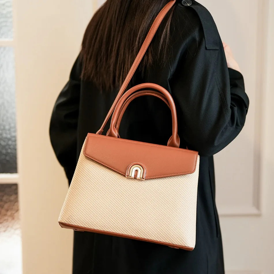 Women Hand Bags Luxury Ladies Top-Handle Bags High Quality Pu Leather Crossbody Bags for Women Elegant Female Tote Shoulder Bag