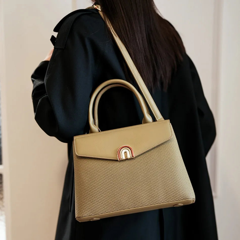 Women Hand Bags Luxury Ladies Top-Handle Bags High Quality Pu Leather Crossbody Bags for Women Elegant Female Tote Shoulder Bag