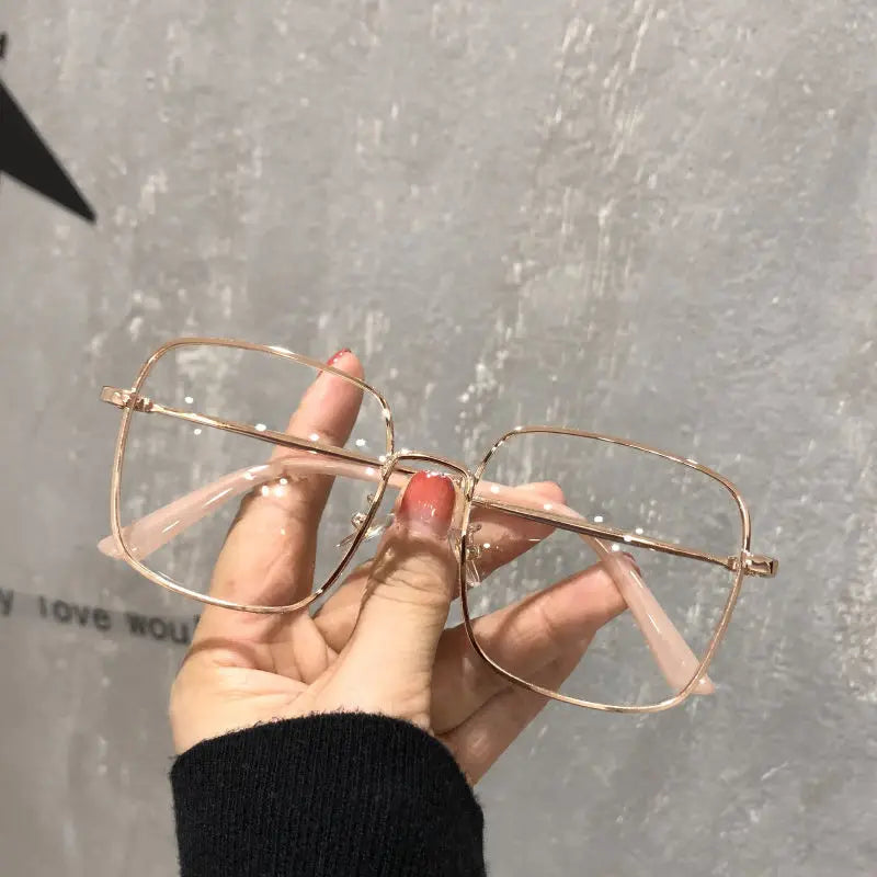 Photochromic Anti Radiation Glasses for Woman Shades for Woman Man Transition Eyewear Replaceable Lens Oversized Frames