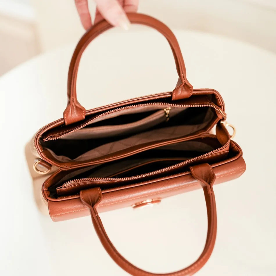 Women Hand Bags Luxury Ladies Top-Handle Bags High Quality Pu Leather Crossbody Bags for Women Elegant Female Tote Shoulder Bag
