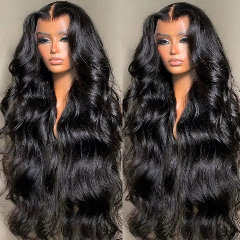 300% 30 40 Inch Body Wave 13x6 Hd Lace Frontal Wig Human Hair Brazilian Pre Plucked Lace Wigs For Women 13x4 Lace Front Wig 13x7
