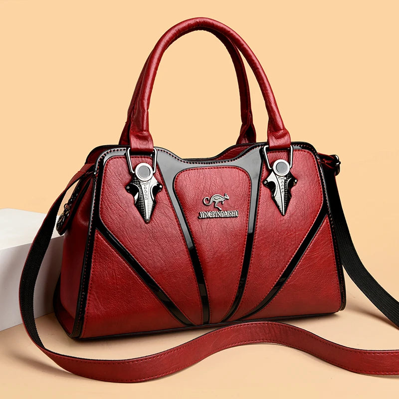 Women Bags Luxury Handbags Fashion Totes Ladies Shoulder Bags High Quality PU Leather Casual Totes Top Handle Shoulder Messenger