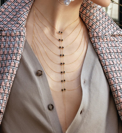 2026 New Fashion Multilayer Chain Hanging Neck Body Chain For Women Bar Party Wedding Sexy Jewelry Accessories