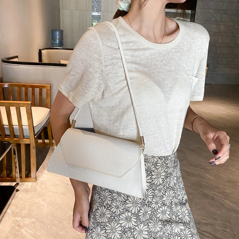 Women's Handbag, 2025 New Korean Style Fashionable Shoulder Bag, Popular Versatile Casual Crossbody Bags
