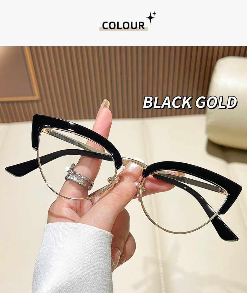 KANSEPT Woman Glasses in Trend Optical Lenses for Women Eyeglasses Women's Eyeglass Frame Transparent Eyepieces Eyewear Lunette