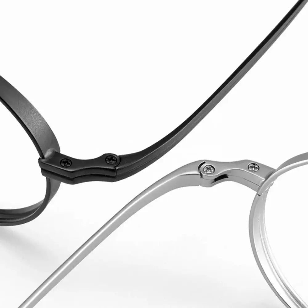 Pure Titanium Ultralight Eyewear Fashion Retro Japanese Oval Optical Eyeglasses Myopia Prescription Frame Man Woman Glasses