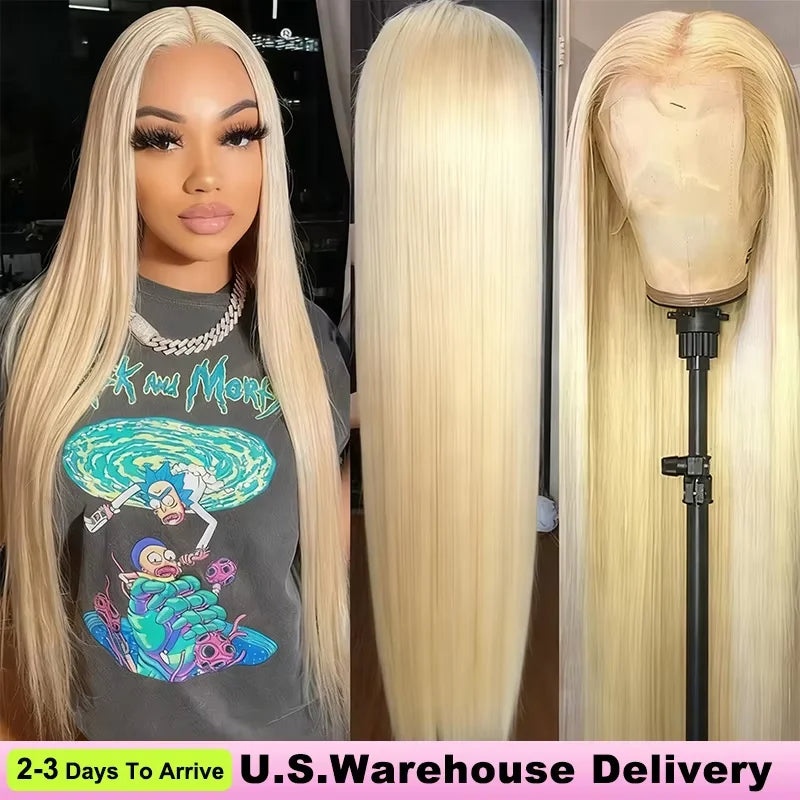 300 Density 30 40 50 Inch 613 HD Lace Frontal Human Hair Wig 13x6 Colored Blonde Raw Body Wave Lace Front 100% Human Hair Wigs
