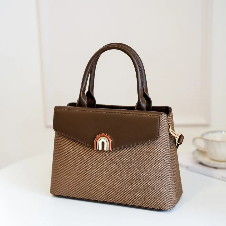 Women Hand Bags Luxury Ladies Top-Handle Bags High Quality Pu Leather Crossbody Bags for Women Elegant Female Tote Shoulder Bag
