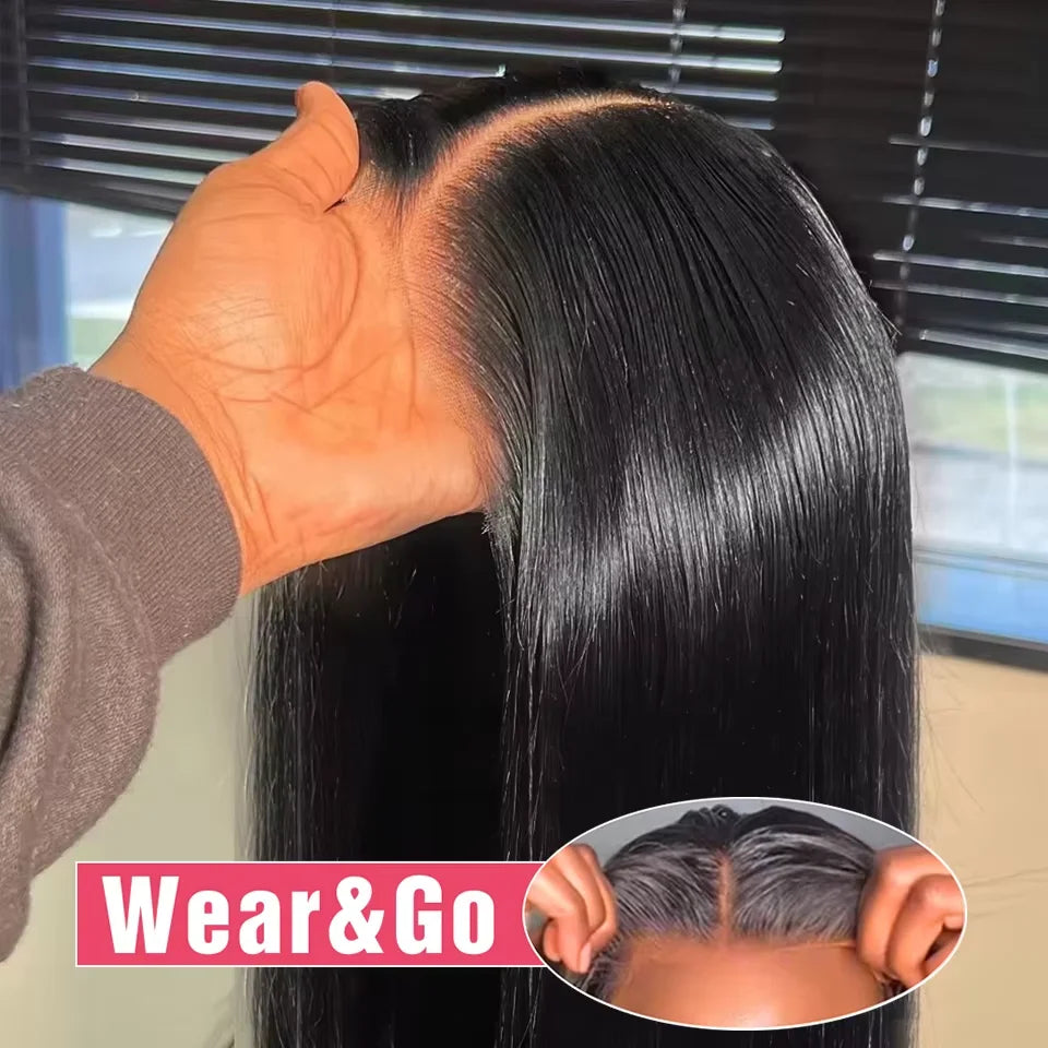 Silkwave 30 40 Inch 13x4 13x6 Hd Lace Frontal Wigs Straight Human Hair Wear And Go 5x5 Glueless Wigs For Black Women Brazilian