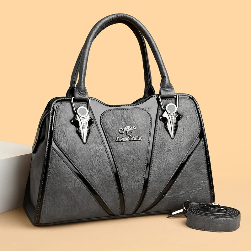 Women Bags Luxury Handbags Fashion Totes Ladies Shoulder Bags High Quality PU Leather Casual Totes Top Handle Shoulder Messenger