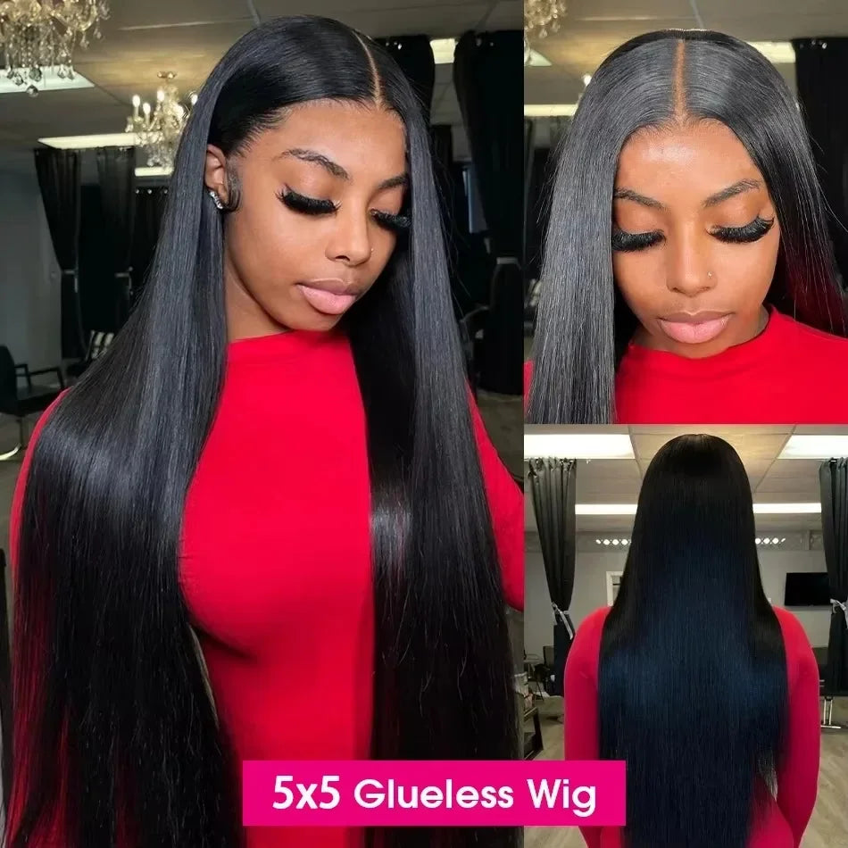 Silkwave 30 40 Inch 13x4 13x6 Hd Lace Frontal Wigs Straight Human Hair Wear And Go 5x5 Glueless Wigs For Black Women Brazilian