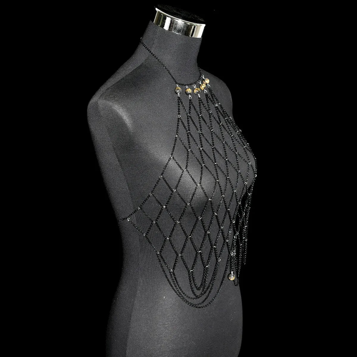 Sexy Metal Chain Skeleton Body jewelry For Woman Simple Fashion Style Bra Chain Stage Performance Dress Birthday Party Underwear