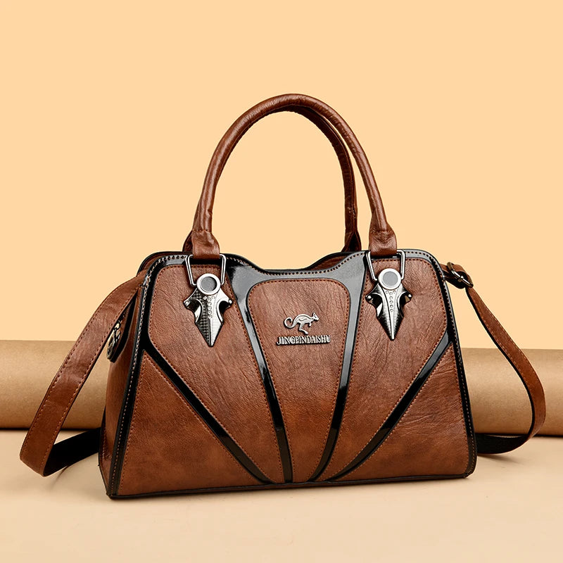 Women Bags Luxury Handbags Fashion Totes Ladies Shoulder Bags High Quality PU Leather Casual Totes Top Handle Shoulder Messenger