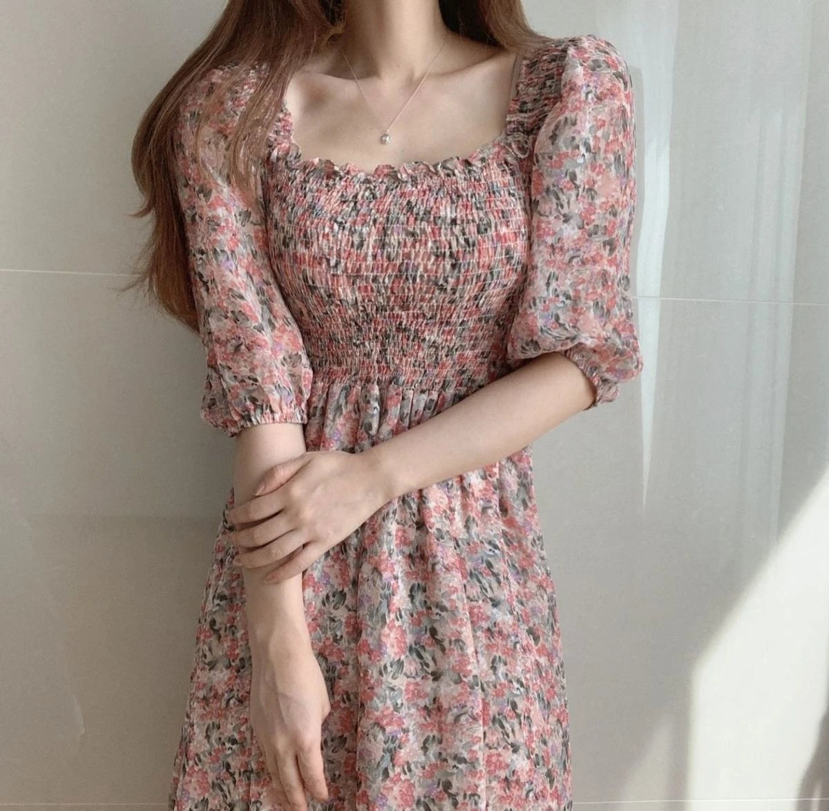 Dresses For Women 2025 Floral Woman Dress Open Back Backless Clothes Beach Flower Tight Bodycon Midi New In Offer Stylish
