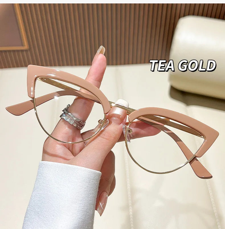 KANSEPT Woman Glasses in Trend Optical Lenses for Women Eyeglasses Women's Eyeglass Frame Transparent Eyepieces Eyewear Lunette