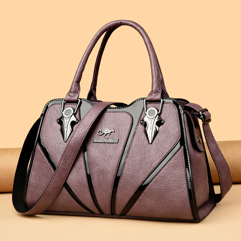 Women Bags Luxury Handbags Fashion Totes Ladies Shoulder Bags High Quality PU Leather Casual Totes Top Handle Shoulder Messenger