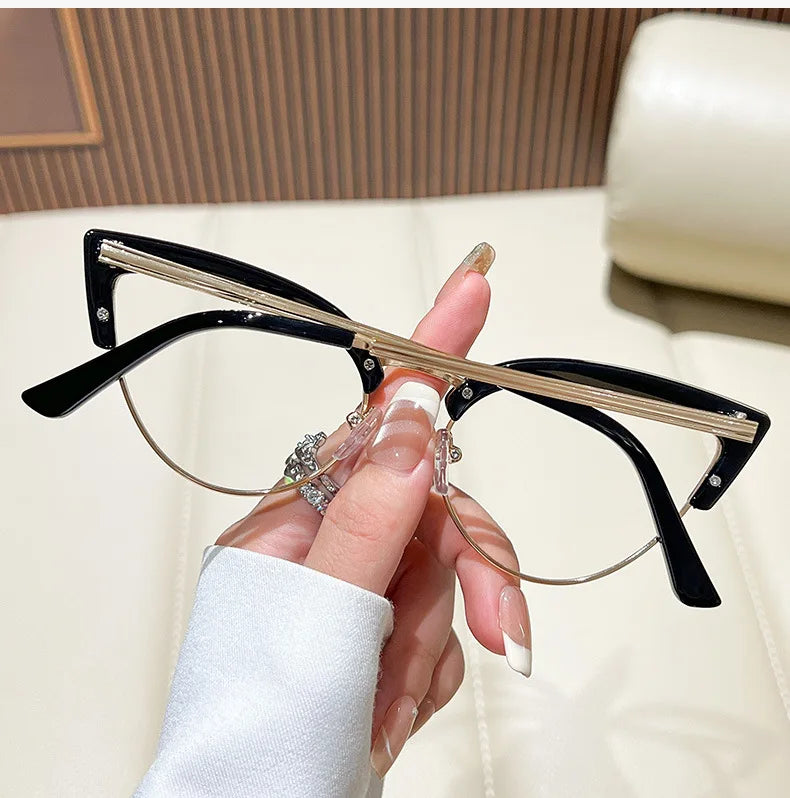 KANSEPT Woman Glasses in Trend Optical Lenses for Women Eyeglasses Women's Eyeglass Frame Transparent Eyepieces Eyewear Lunette