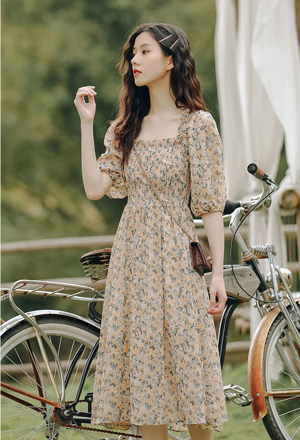 Dresses For Women 2025 Floral Woman Dress Open Back Backless Clothes Beach Flower Tight Bodycon Midi New In Offer Stylish