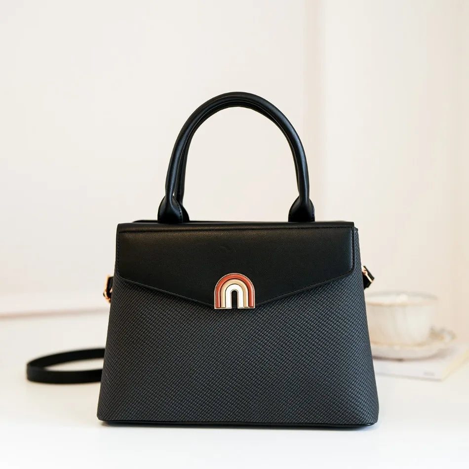 Women Hand Bags Luxury Ladies Top-Handle Bags High Quality Pu Leather Crossbody Bags for Women Elegant Female Tote Shoulder Bag