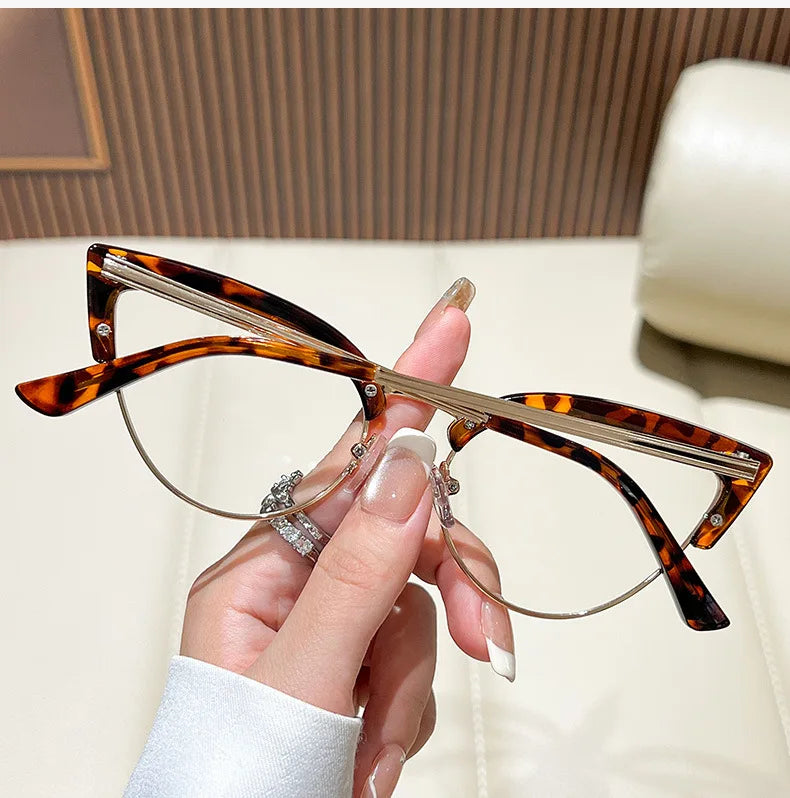 KANSEPT Woman Glasses in Trend Optical Lenses for Women Eyeglasses Women's Eyeglass Frame Transparent Eyepieces Eyewear Lunette