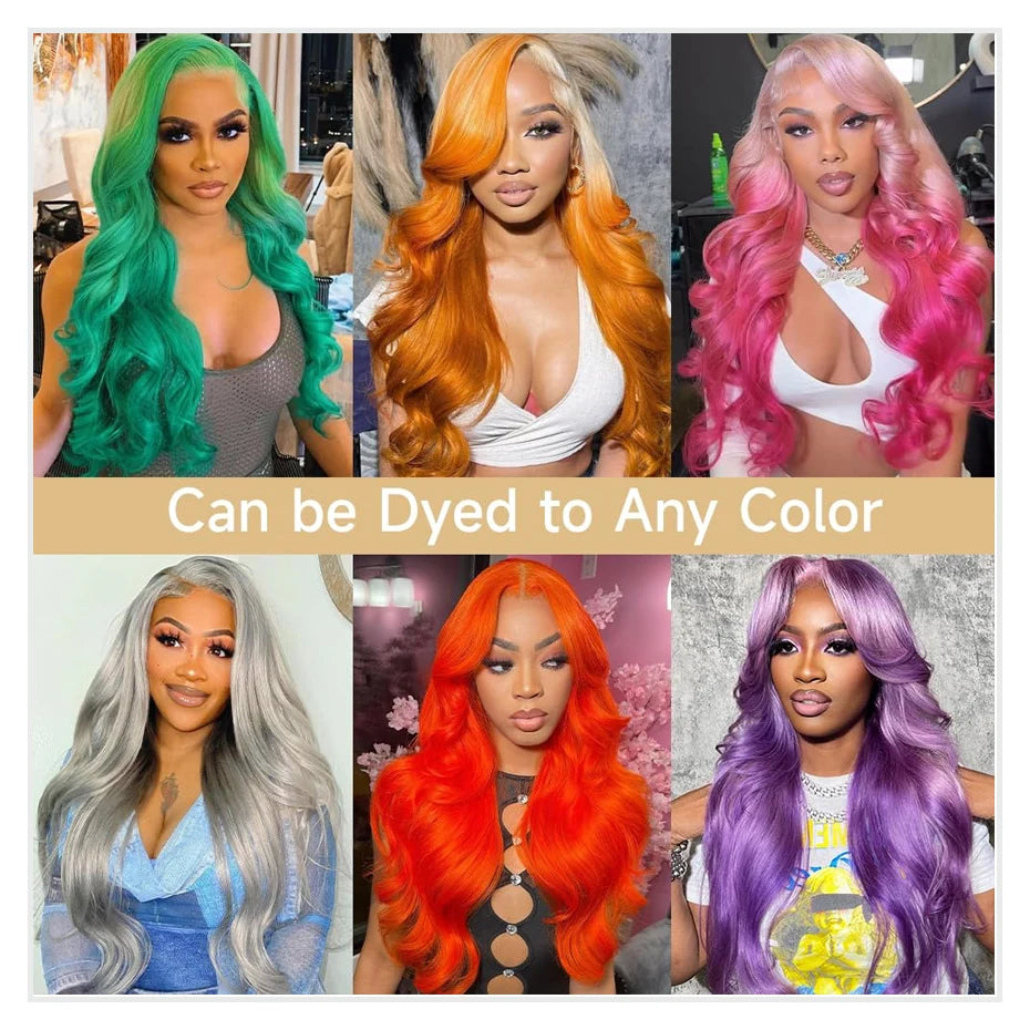 250 300 High Density 13x6 Hd Lace Frontal Wig Body Wave Blonde 613 Human Hair Wig 13x4 Lace Front 100% Human Hair Wigs For Women