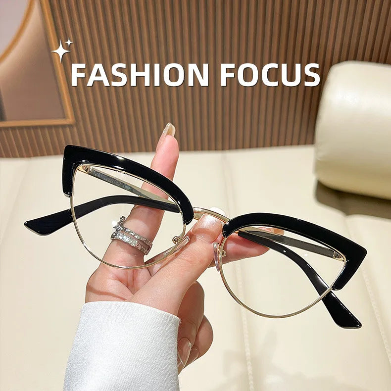 KANSEPT Woman Glasses in Trend Optical Lenses for Women Eyeglasses Women's Eyeglass Frame Transparent Eyepieces Eyewear Lunette