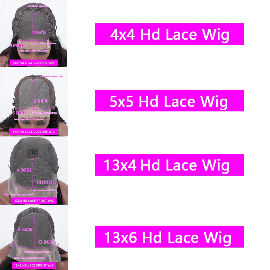 200% Density 99J 13x4 HD Lace Front Human Hair Wigs Burgundy 30 40 Inch Deep Wave Curly Glueless Lace Frontal Closure Wigs