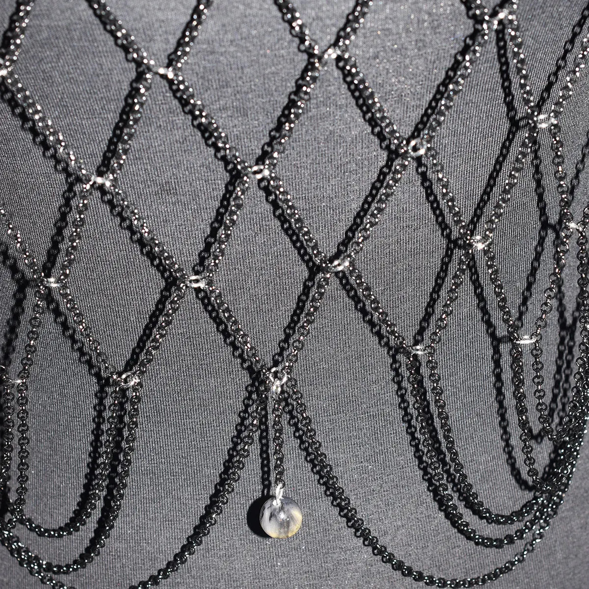 Sexy Metal Chain Skeleton Body jewelry For Woman Simple Fashion Style Bra Chain Stage Performance Dress Birthday Party Underwear