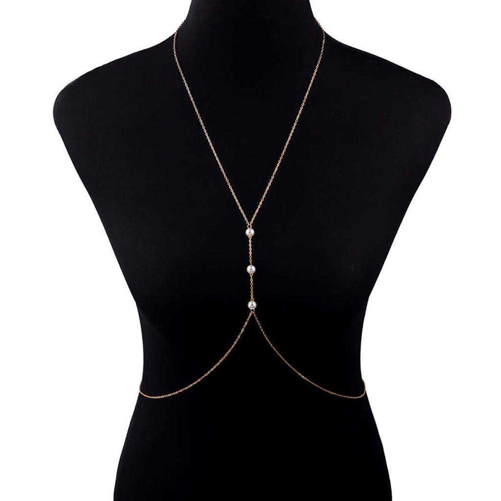 Sexy Belly Cross Bodychain Women Summer Slim Body Chain Jewelry Fits Girl Beach Bikini Body Jewelry Dress Matching Decoration