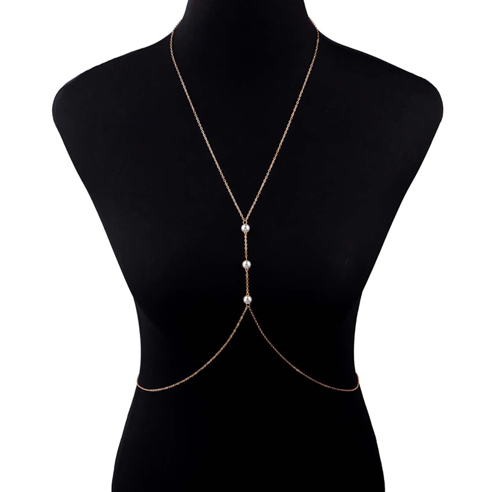 Sexy Belly Cross Bodychain Women Summer Slim Body Chain Jewelry Fits Girl Beach Bikini Body Jewelry Dress Matching Decoration