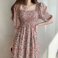 Dresses For Women 2025 Floral Woman Dress Open Back Backless Clothes Beach Flower Tight Bodycon Midi New In Offer Stylish