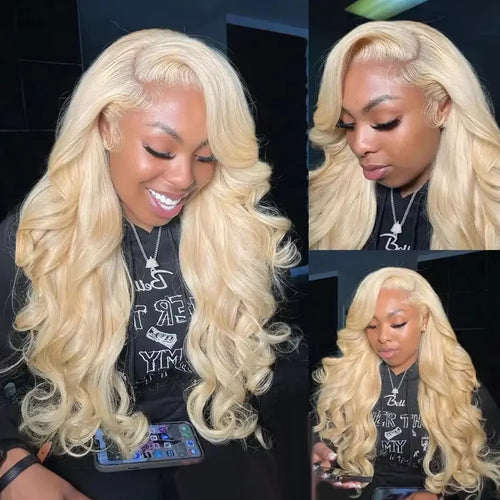 300 Density 30 40 50 Inch 613 HD Lace Frontal Human Hair Wig 13x6 Colored Blonde Raw Body Wave Lace Front 100% Human Hair Wigs