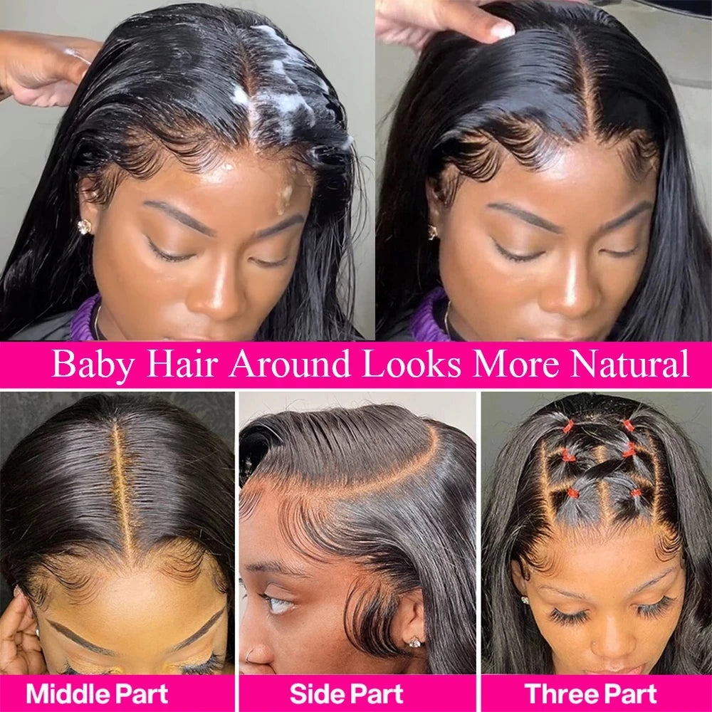 Silkwave 30 40 Inch 13x4 13x6 Hd Lace Frontal Wigs Straight Human Hair Wear And Go 5x5 Glueless Wigs For Black Women Brazilian