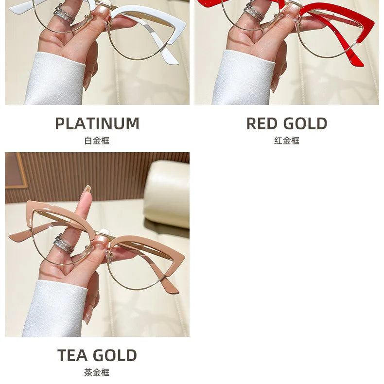 KANSEPT Woman Glasses in Trend Optical Lenses for Women Eyeglasses Women's Eyeglass Frame Transparent Eyepieces Eyewear Lunette