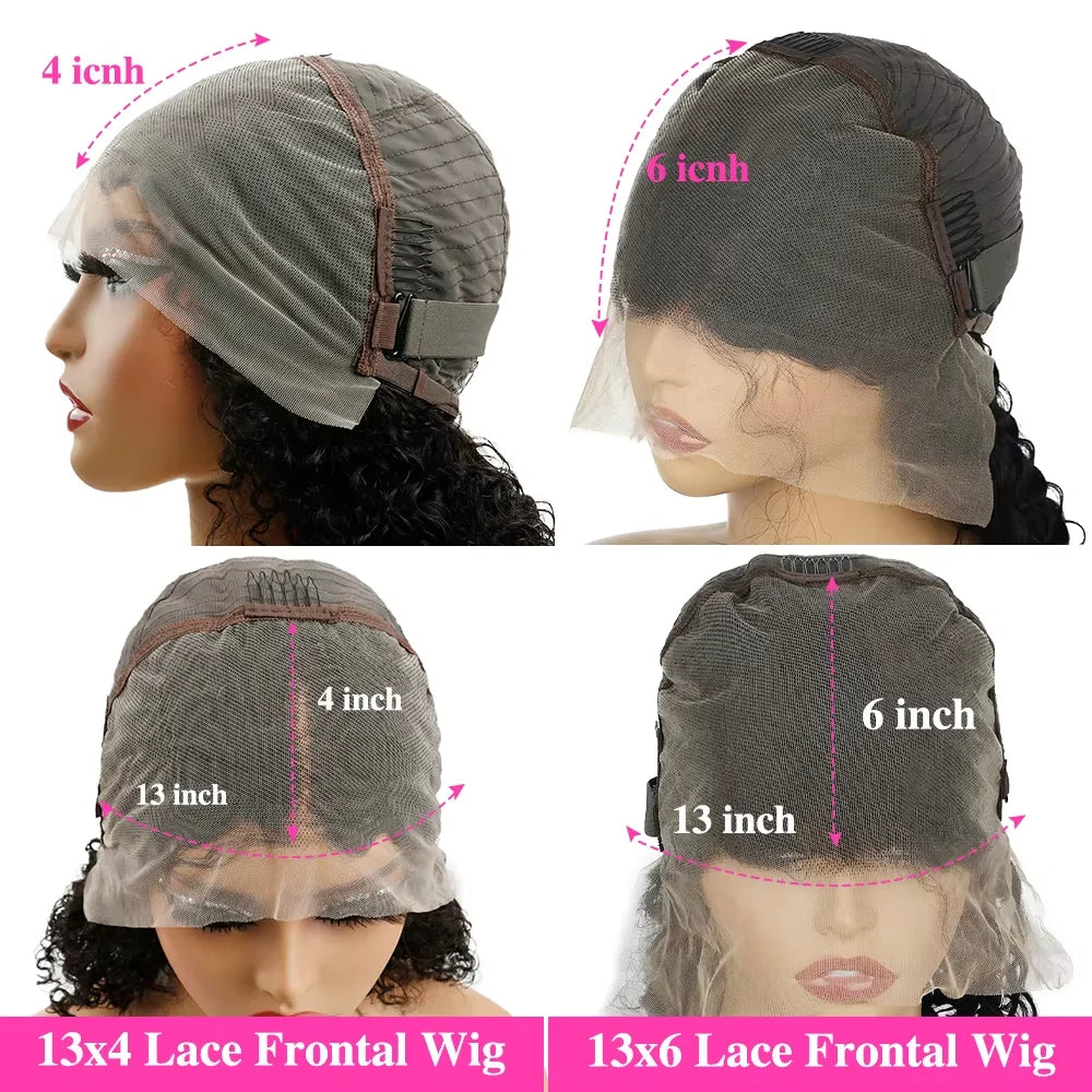 13x4 Ombre Lace Front Wig Human Hair Highlight Human Hair 220% Density 1B/30 Body Wave HD Transparent Lace Frontal Wigs