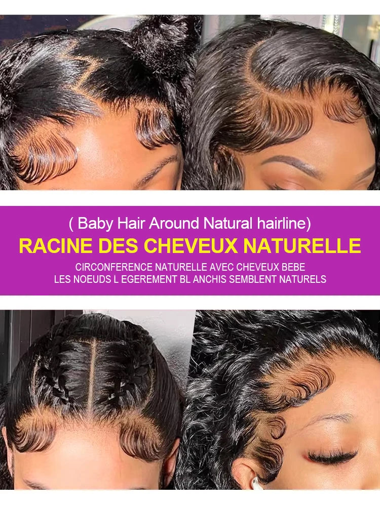 300% 13x6 Hd Transparent Deep Wave Frontal Wigs Brazilian 40 46 Inch 13x4 360 Water Curly Lace Front Human Hair Wigs For Women