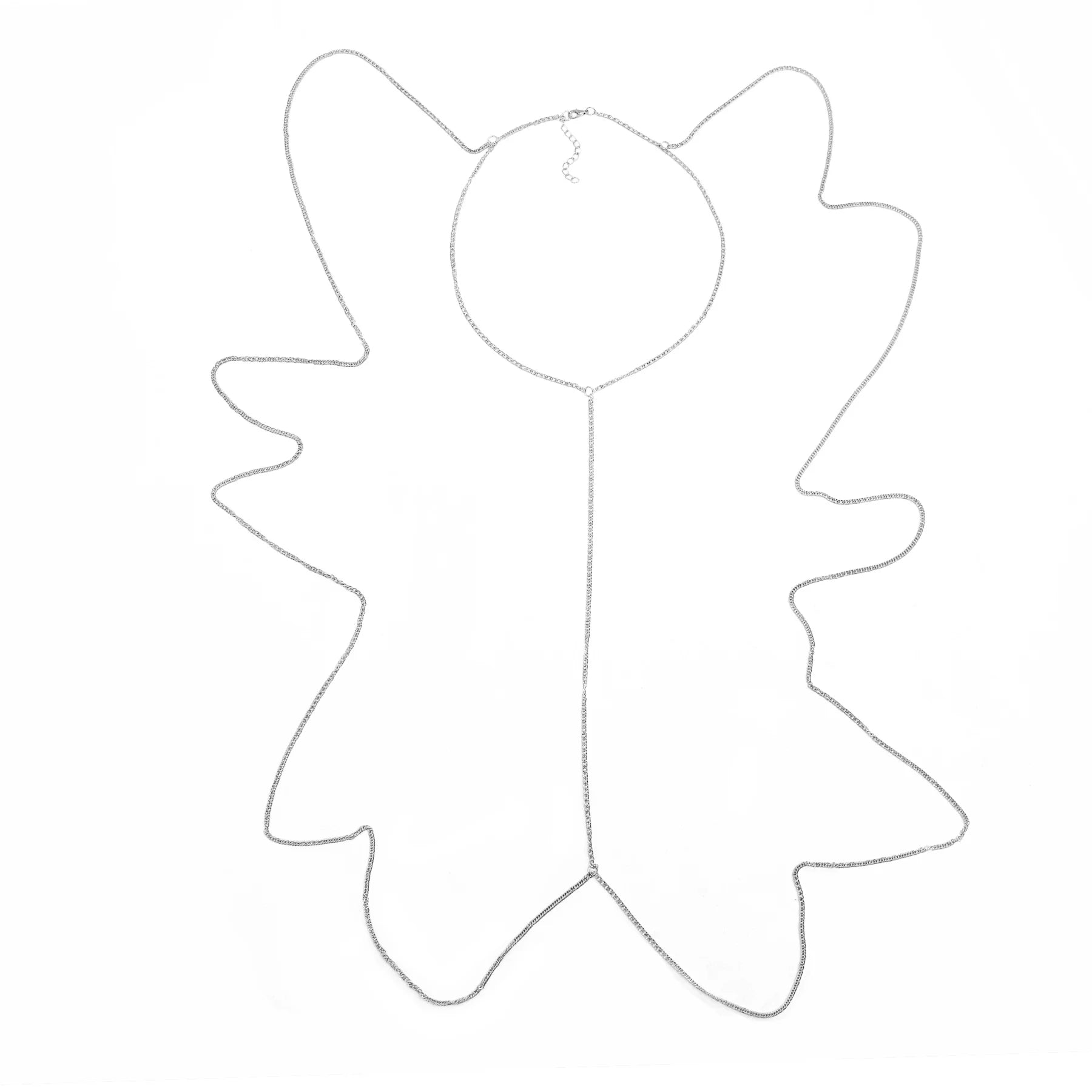 Body Chain Crossover Thin Bra Bikini Waist Belly Body Chains Beach Body Necklace Jewelry for Women