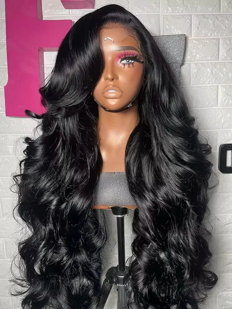 300% 30 40 Inch Body Wave 13x6 Hd Lace Frontal Wig Human Hair Brazilian Pre Plucked Lace Wigs For Women 13x4 Lace Front Wig 13x7