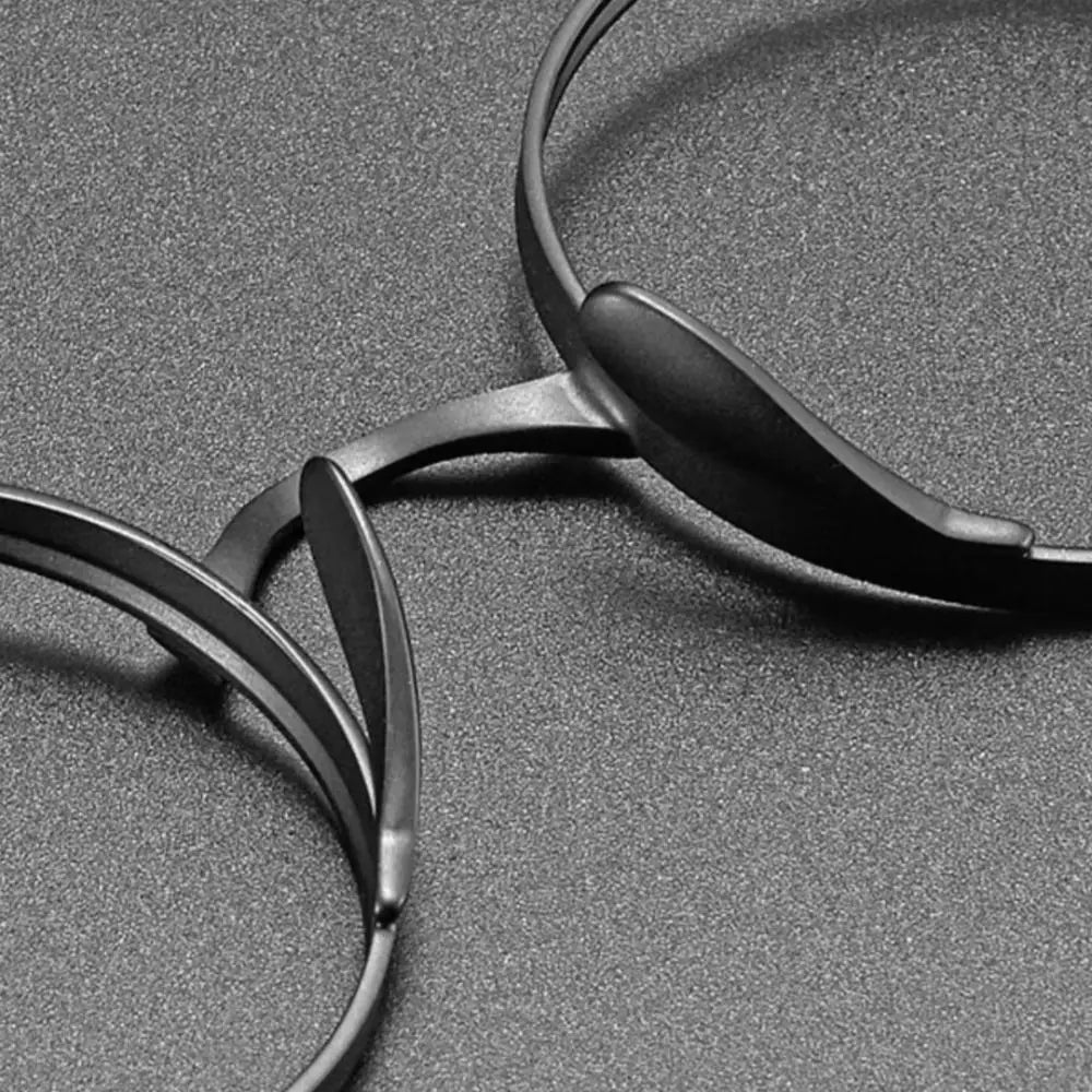 Pure Titanium Ultralight Eyewear Fashion Retro Japanese Oval Optical Eyeglasses Myopia Prescription Frame Man Woman Glasses