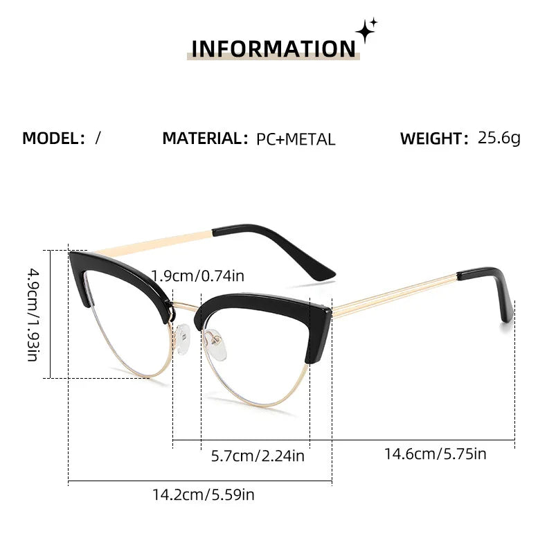KANSEPT Woman Glasses in Trend Optical Lenses for Women Eyeglasses Women's Eyeglass Frame Transparent Eyepieces Eyewear Lunette