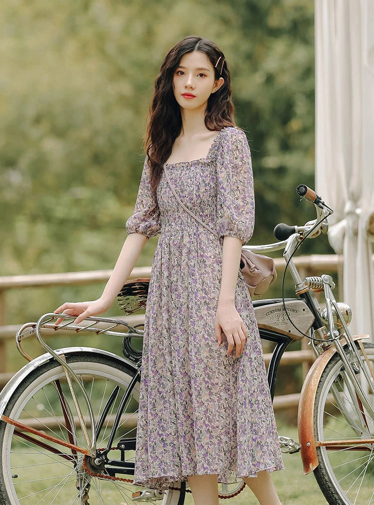 Dresses For Women 2025 Floral Woman Dress Open Back Backless Clothes Beach Flower Tight Bodycon Midi New In Offer Stylish