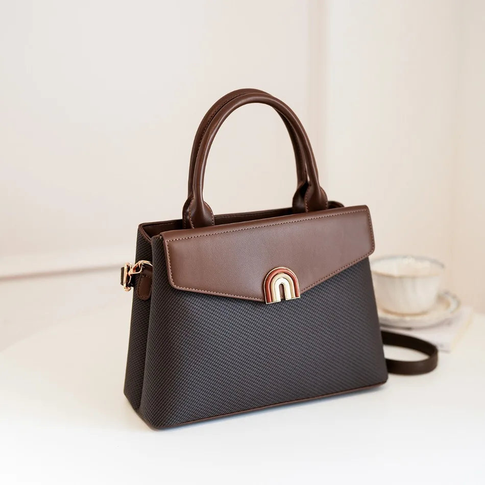 Women Hand Bags Luxury Ladies Top-Handle Bags High Quality Pu Leather Crossbody Bags for Women Elegant Female Tote Shoulder Bag