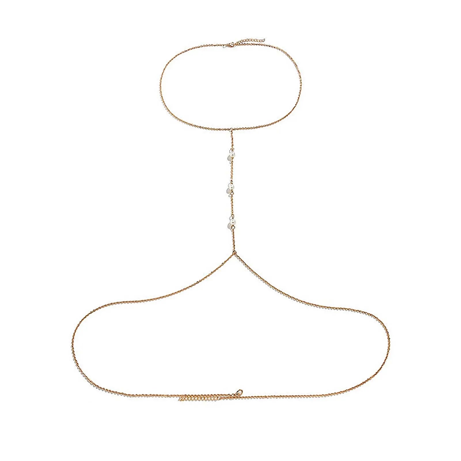 Sexy Belly Cross Bodychain Women Summer Slim Body Chain Jewelry Fits Girl Beach Bikini Body Jewelry Dress Matching Decoration